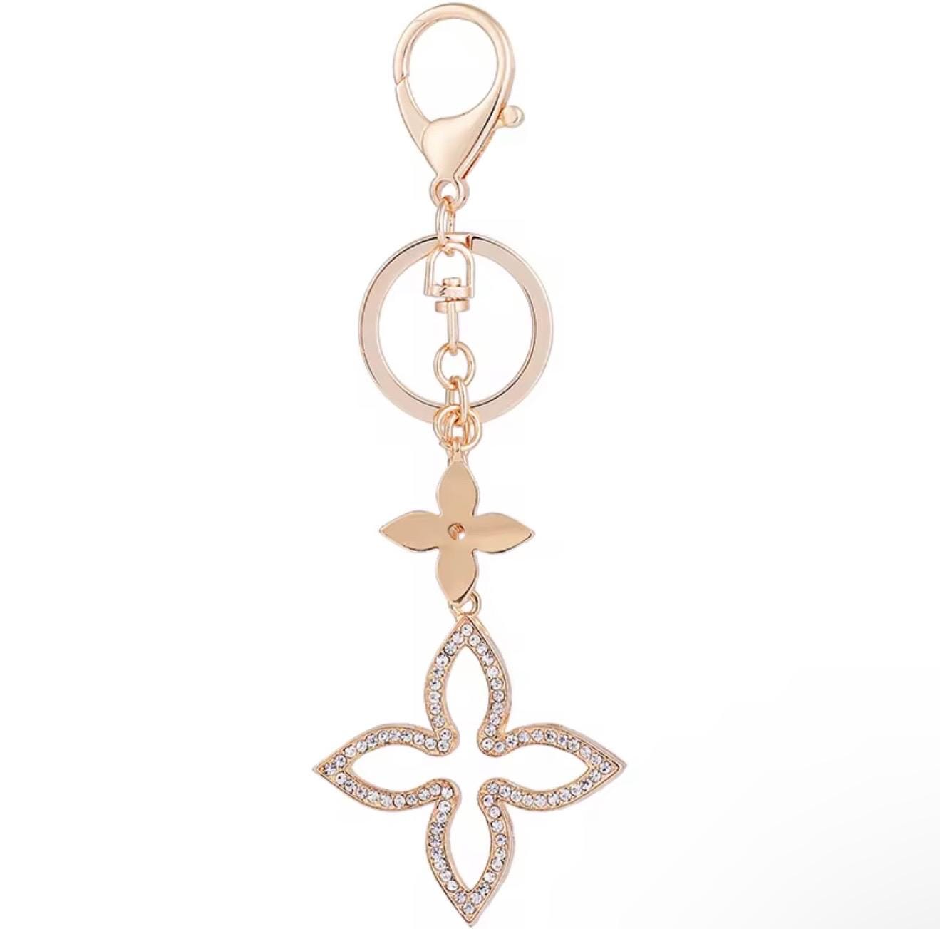 Double-sided Four Leaf Clover Keychain