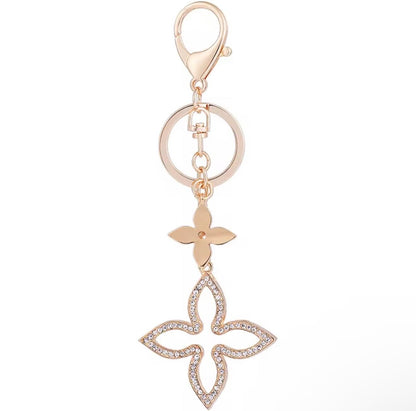 Double-sided Four Leaf Clover Keychain